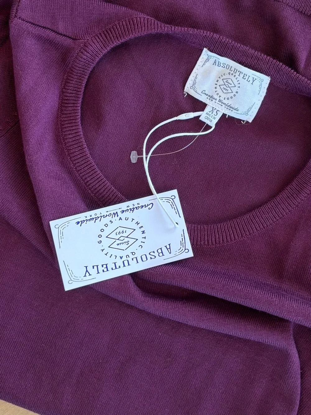 N/A absolutely sweater